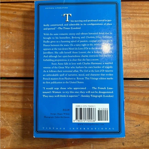 (48) THE GIRL AT THE LION D’OR BOOK - Picture 3 of 14